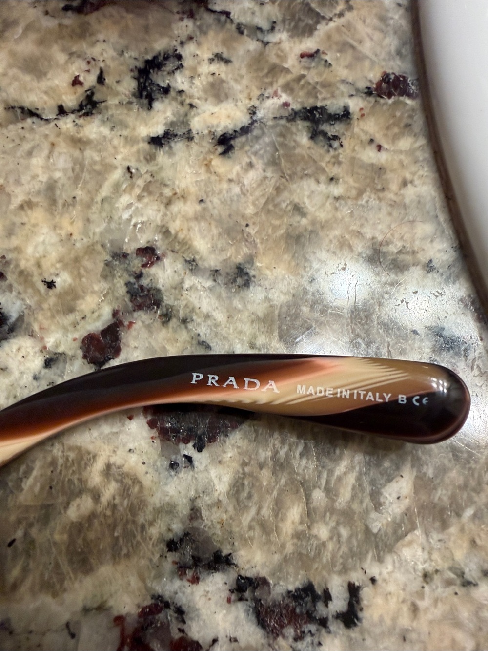 Prada Brown Oval Sunglasses with Gradient Lenses - Picture 15 of 16